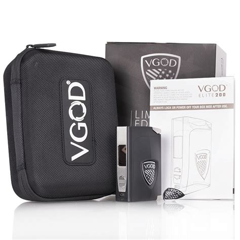 vgod elite 200w steel edition box mod|VGOD ELITE 200W Mod .